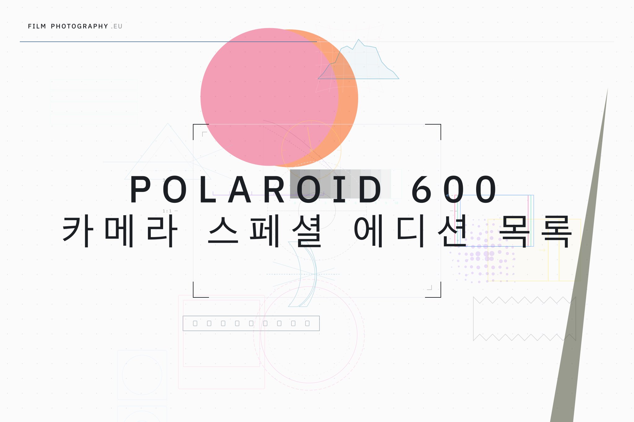 Polaroid 600 카메라 스페셜 에디션 목록