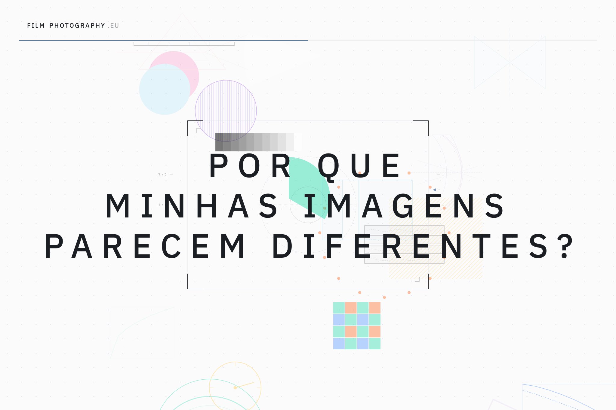 Por que minhas imagens parecem diferentes?