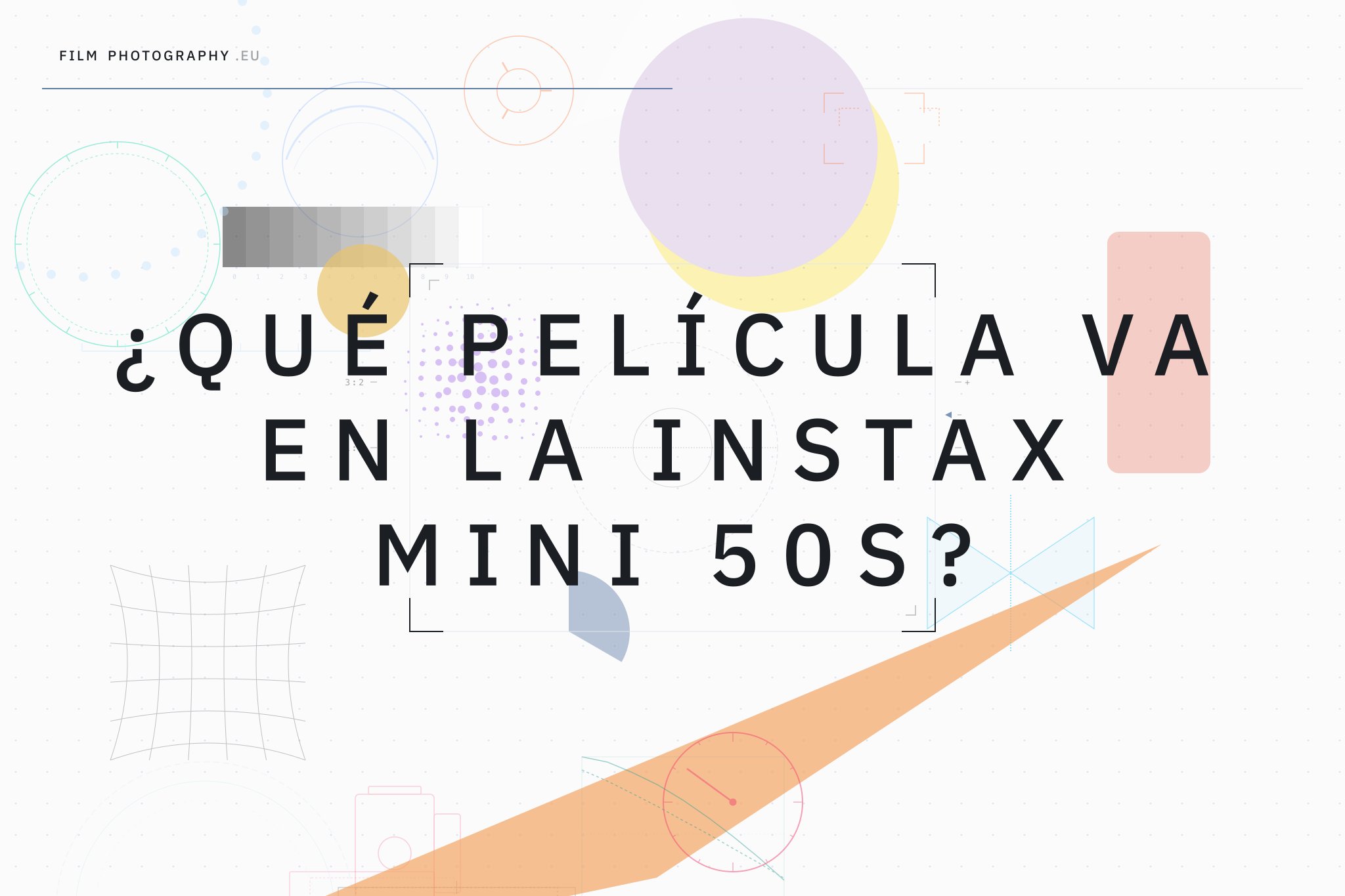 ¿Qué película va en la Instax Mini 50S?