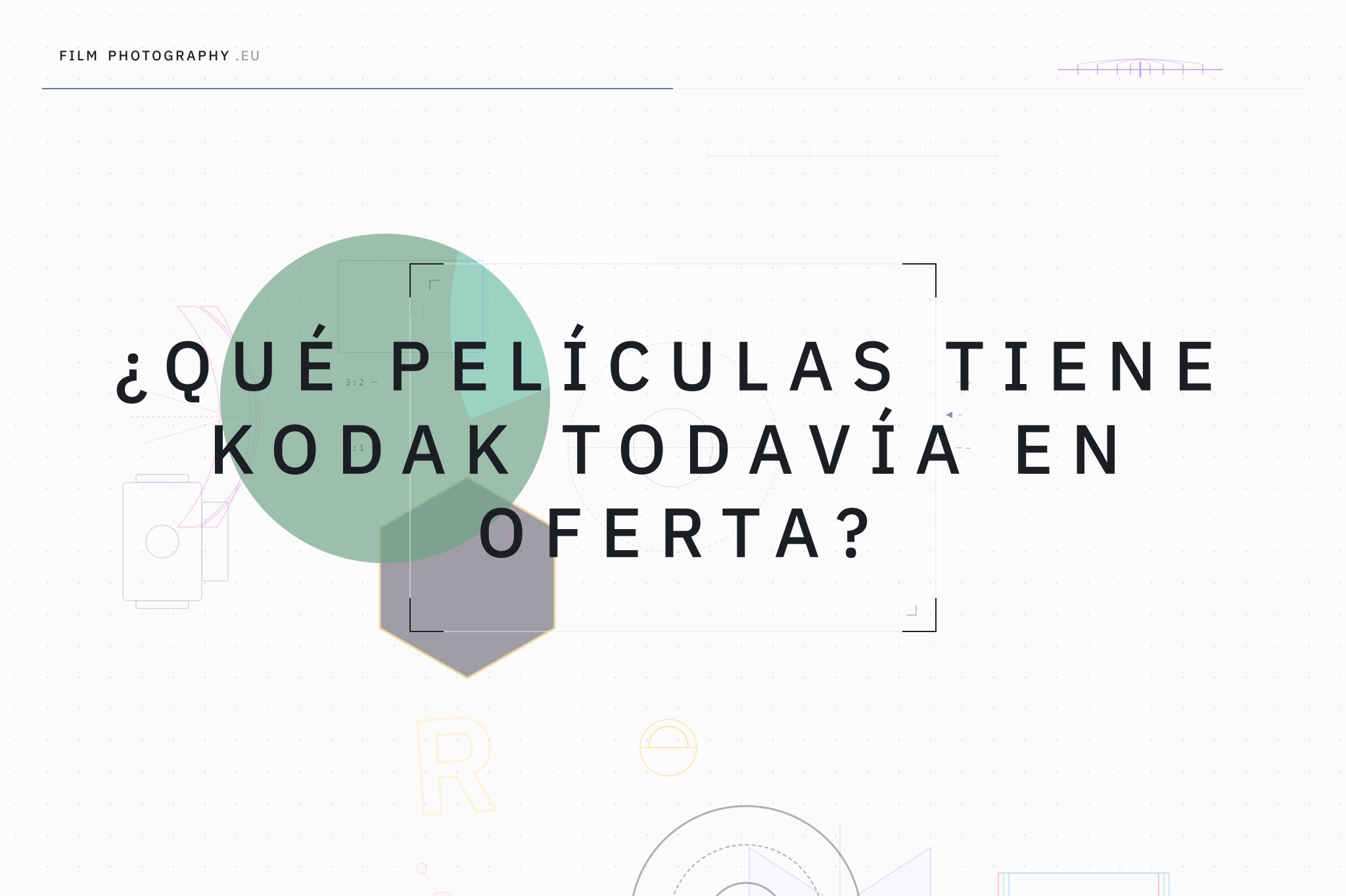 ¿Qué películas tiene Kodak todavía en oferta?