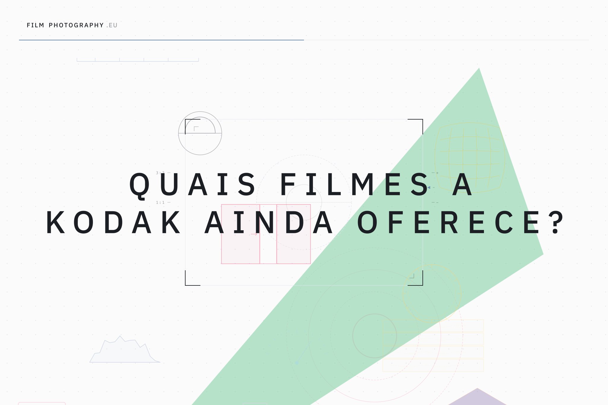 Quais filmes a Kodak ainda oferece?