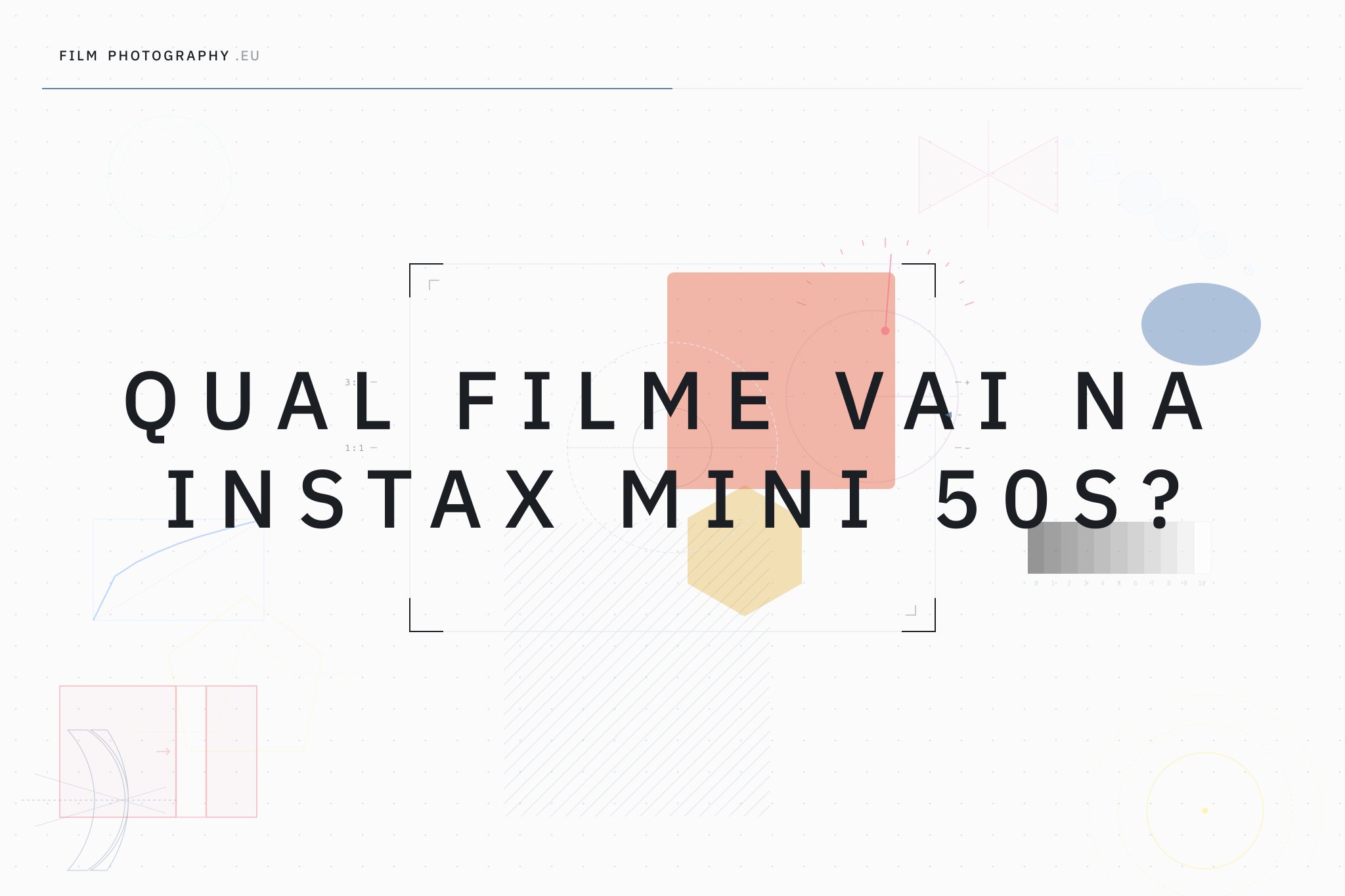 Qual filme vai na Instax Mini 50S?