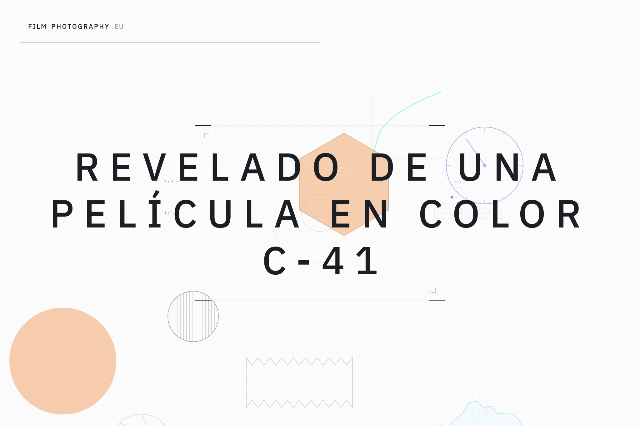 Revelado de una película en color C-41