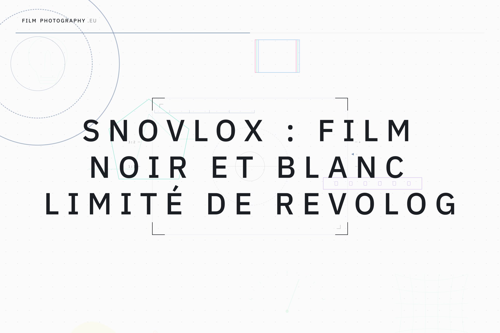 SnoVlox : film noir et blanc limité de Revolog
