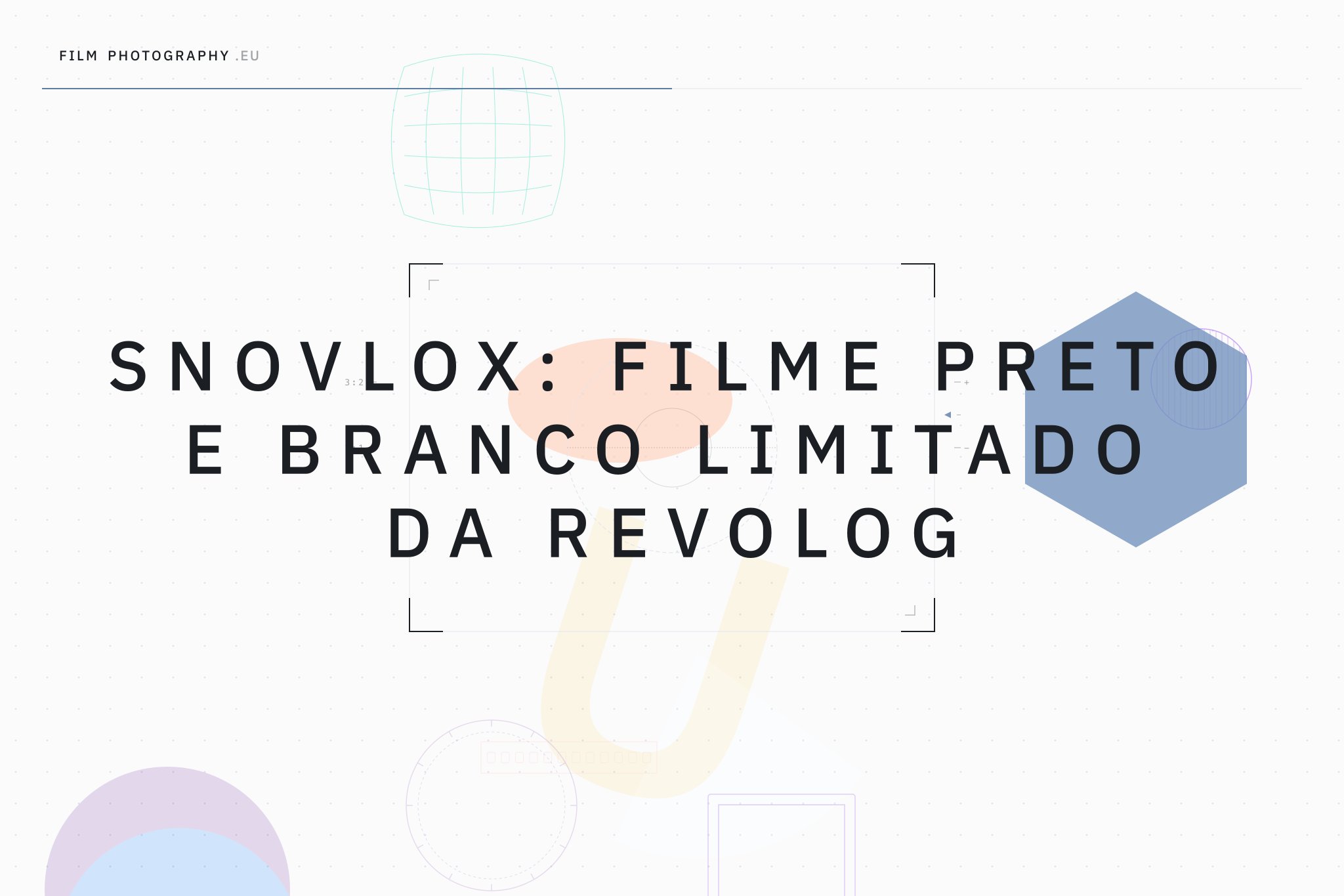 SnoVlox: filme preto e branco limitado da Revolog
