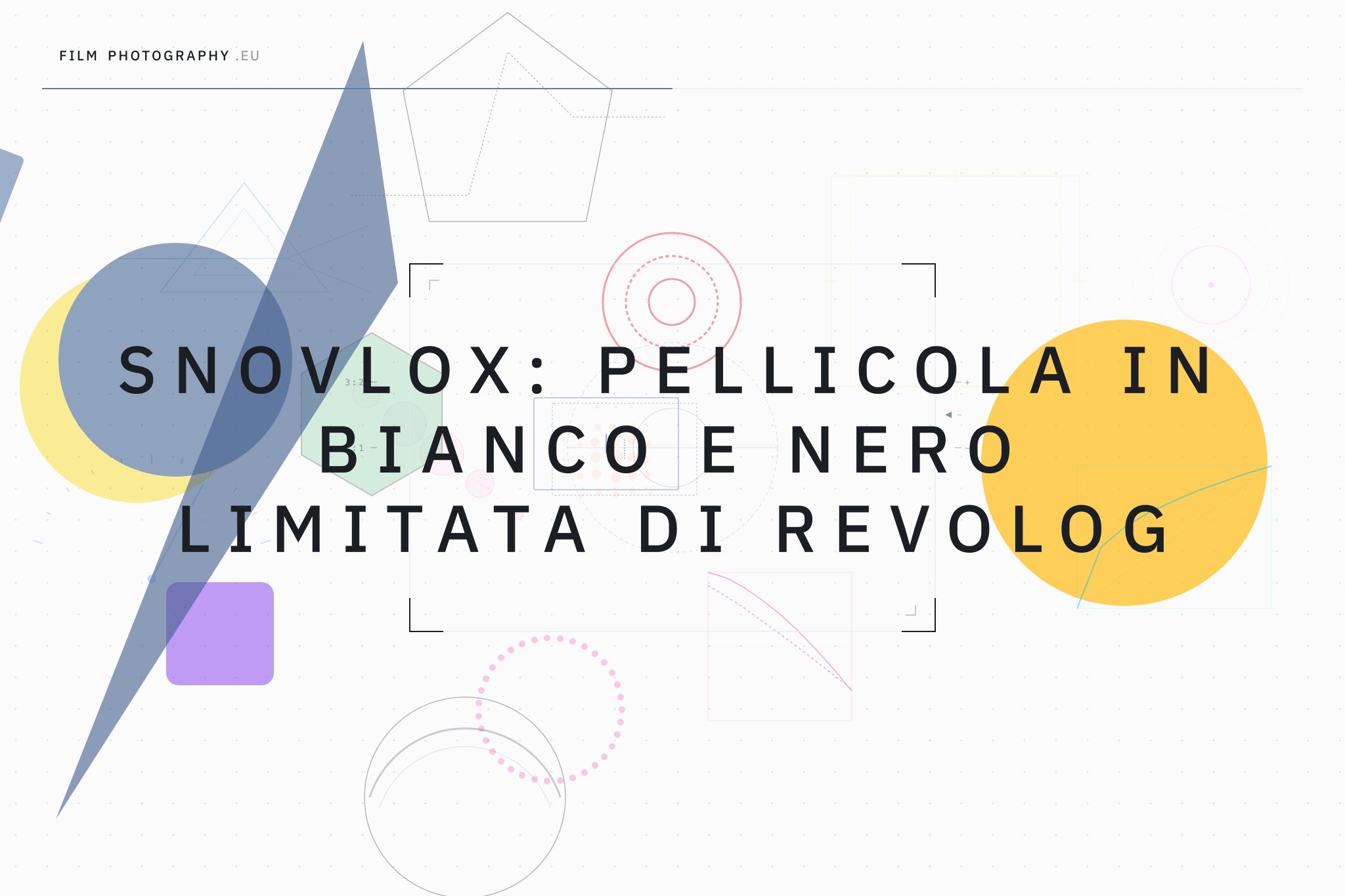 SnoVlox: pellicola in bianco e nero limitata di Revolog