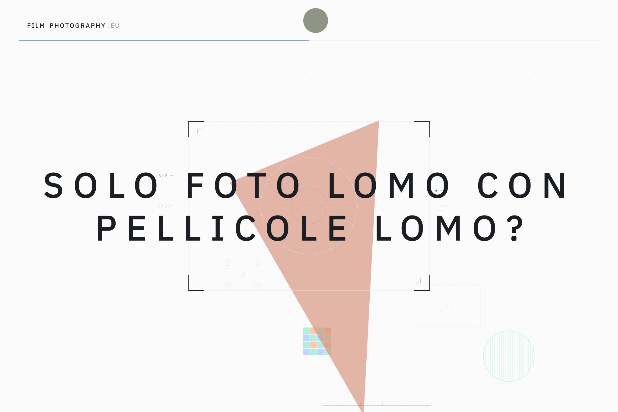 Solo foto lomo con pellicole Lomo?
