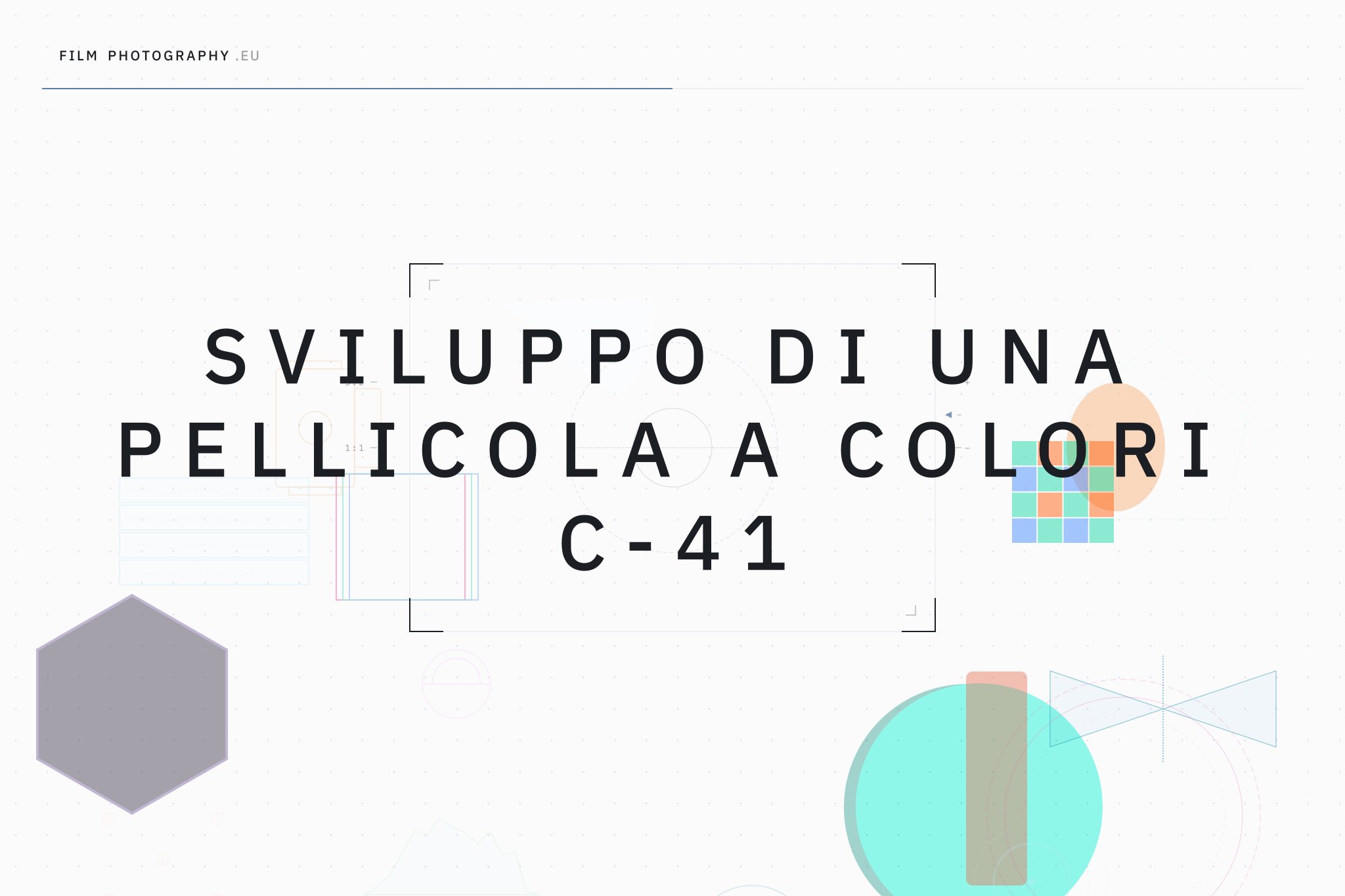 Sviluppo di una pellicola a colori C-41