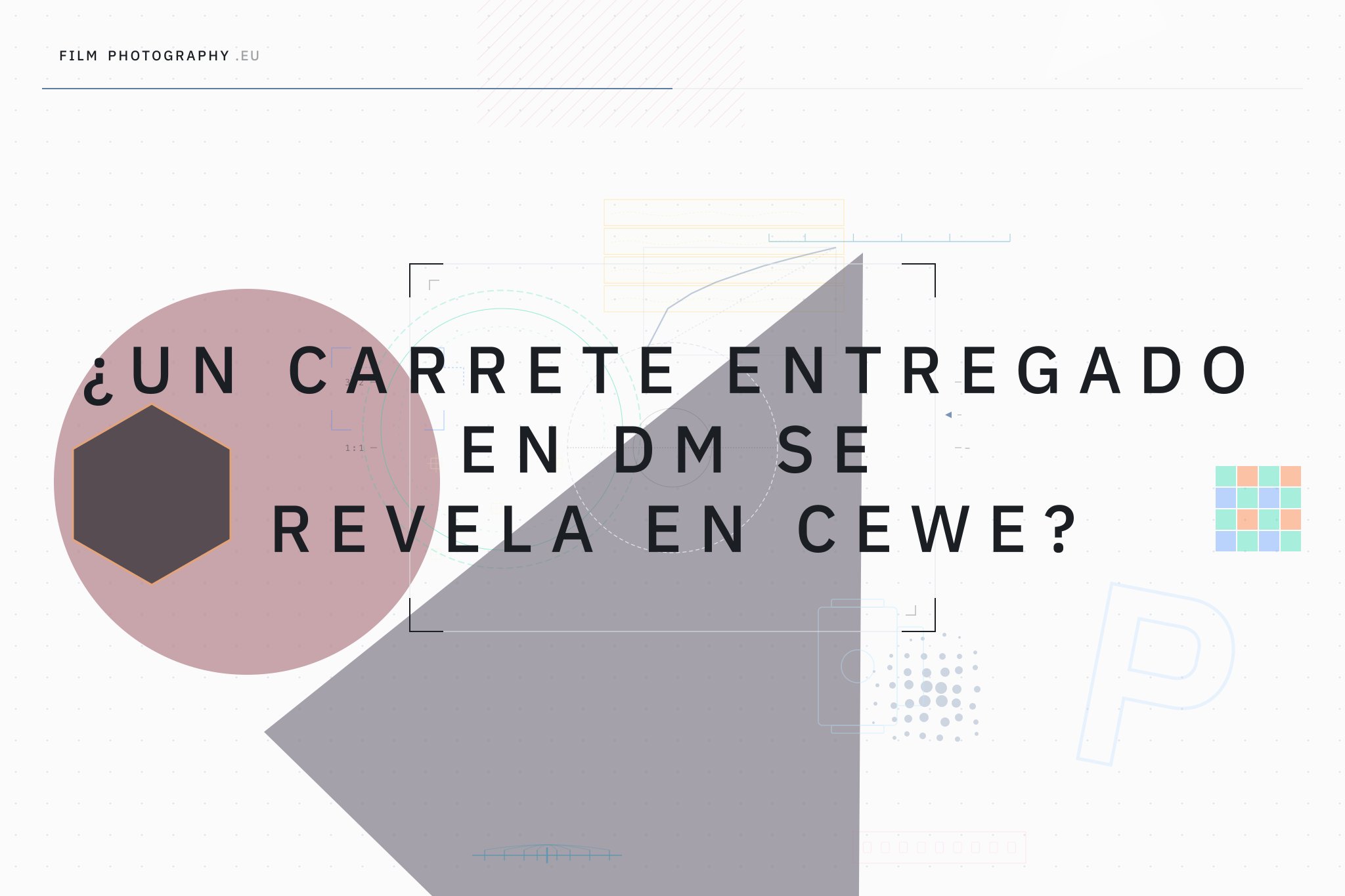 ¿Un carrete entregado en DM se revela en CEWE?